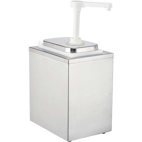 Commercial Condiment/Sauce Pump Dispenser 1x2 litre Stainless steel | DA-NHP001