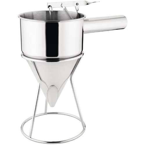 Commercial Piston Funnel Stainless steel with Handle & Stand 1.5 litres | DA-IFA003