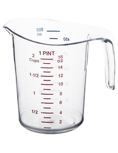 Polycarbonate Measuring Jug 0.5 litre Heavy duty | DA-MC1
