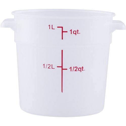 Food Storage Container 1 Litre Translucent Polypropylene | DA-RSC1