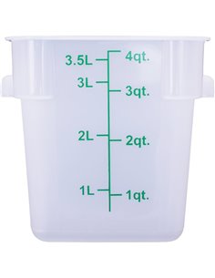 Food Storage Container 3.8 Litre Polypropylene | DA-PPFSC4