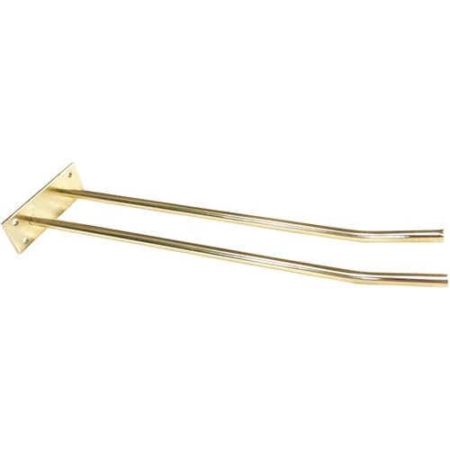 Wine Glass Rack Gold Wall mounted Length 400mm 4 wine glasses | DA-WGA18500400G