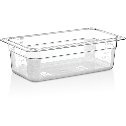 Polycarbonate Gastronorm Pan GN1/3 Depth 100mm Clear | DA-P8134