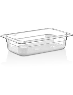 Polycarbonate Gastronorm Pan GN1/4 Depth 65mm Clear | DA-P8142