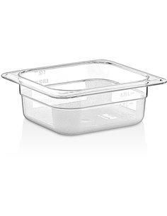 Polycarbonate Gastronorm Pan GN1/6 Depth 65mm Clear | DA-P8162