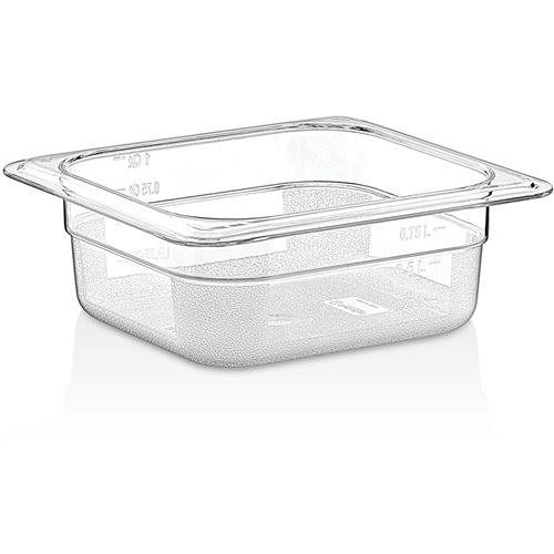 Polycarbonate Gastronorm Pan GN1/6 Depth 65mm Clear | DA-P8162