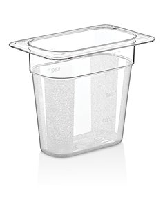 Polycarbonate Gastronorm Pan GN1/9 Depth 150mm Clear | DA-P8196