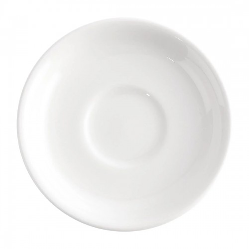 Churchill Plain Whiteware Saucers...