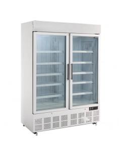 Polar GH507 Upright Display Freezer 2 Door 920Ltr