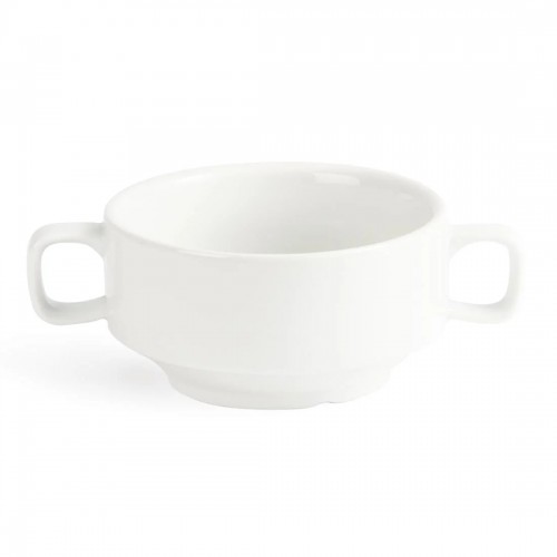 Olympia Whiteware Soup Bowls With...