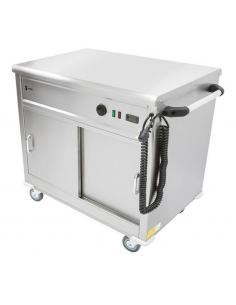 Parry MSF9 990mm Wide Flat Top Mobile Servery 2