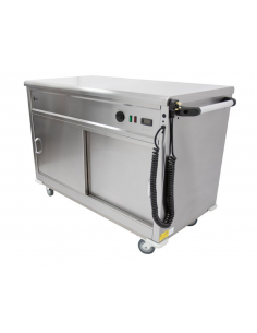 Parry MSF12 1290mm Wide Flat Top Mobile Servery