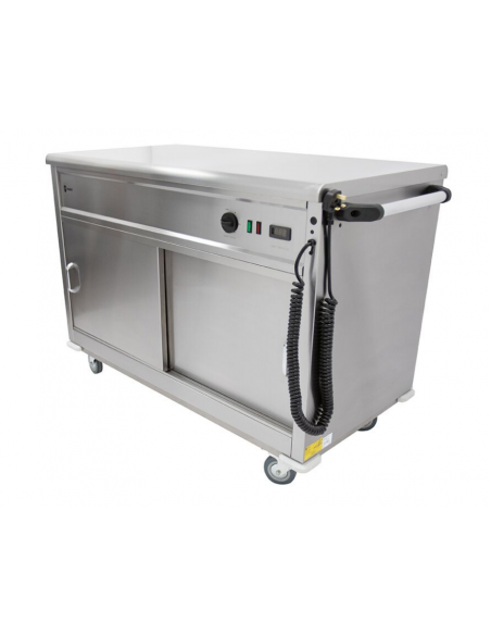 Parry MSF12 1290mm Wide Flat Top Mobile Servery