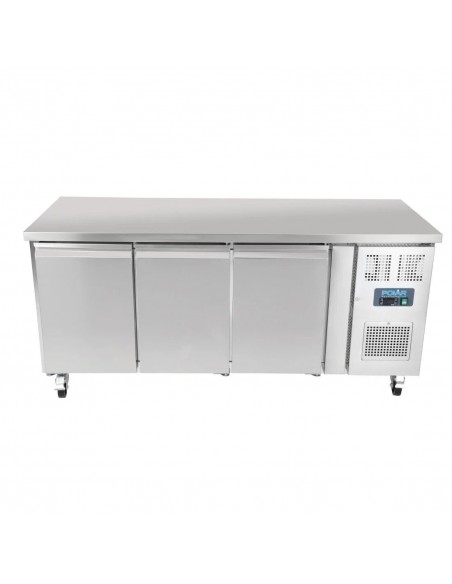 Polar 3 Door Counter Fridge 339 Ltr G378
