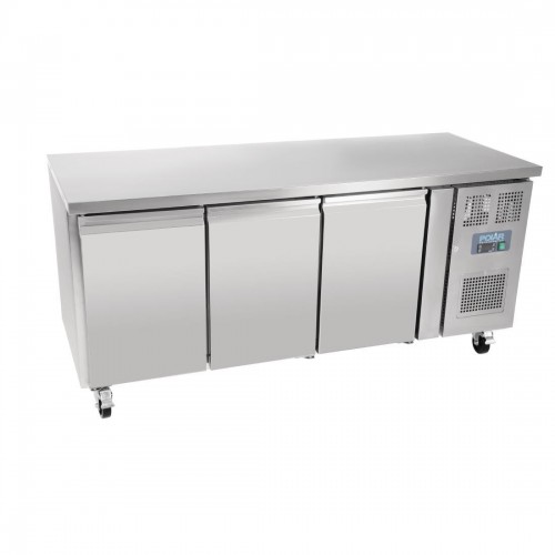 Polar 3 Door Counter Fridge 339 Ltr -...