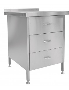 Parry DRAWER3 Stainless Steel Drawer Unit