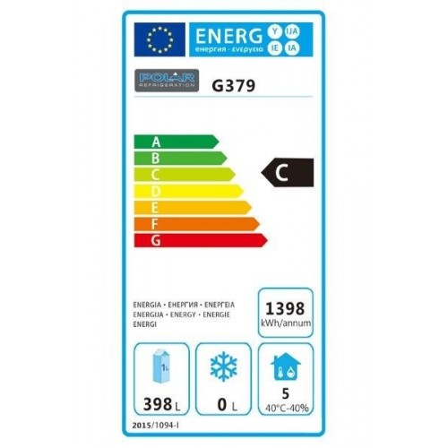 Polar U-Series G379 449 Ltr 4 Door...