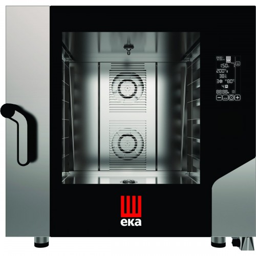 Professional Electric Combi Steamer Oven 7 Grid 1/1 GN with Digital Touch Panel BLACK MASK Technology