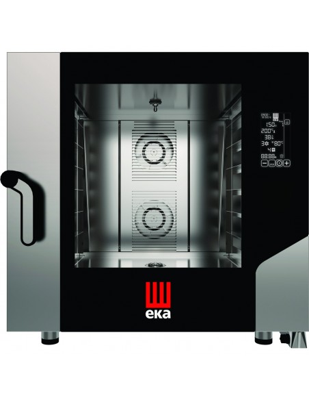 Professional Electric Combi Steamer Oven 7 Grid 1/1 GN with Digital Touch Panel BLACK MASK Technology