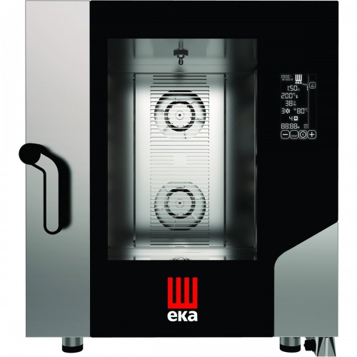 Professional Electric Combi Steamer Oven 7 Grid 1/1 GN with Digital Touch Panel BLACK MASK Technology