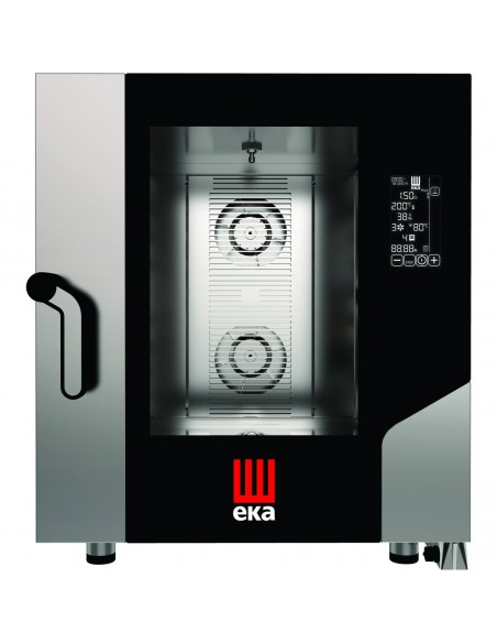 Professional Electric Combi Steamer Oven 7 Grid 1/1 GN with Digital Touch Panel BLACK MASK Technology