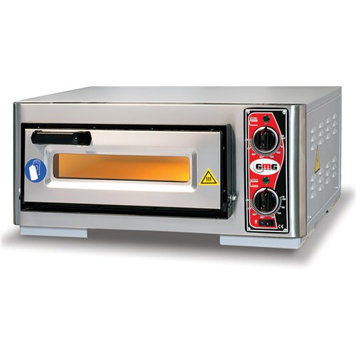 Electric Pizza Oven 1 chamber 400x400 mm Capacity 1 pizza at 16" 230V/1 phase | PF4040E