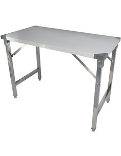 Folding Stainless steel Work table 1800x600x850mm | FW41876150