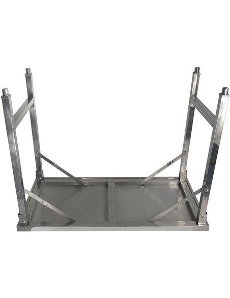 Folding Stainless steel Work table 1800x600x850mm | FW41876150