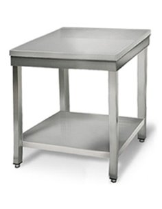 Professional Work table Stainless steel Bottom shelf 700x600x850mm | VT76SL