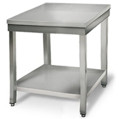 Professional Work table Stainless steel Bottom shelf 700x600x850mm | VT76SL
