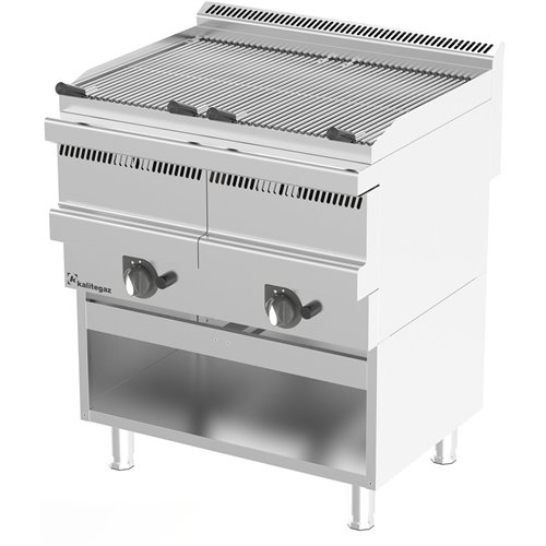 Professional Vapour Grill Gas on Open base 6 burners 22kW | VG8070GT-KS8070