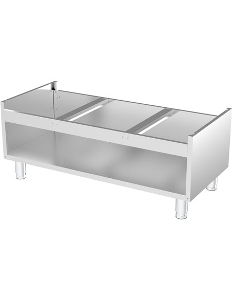 Professional Vapour Grill Gas on Open base 9 burners 33kW | VG1270GT-KS12070