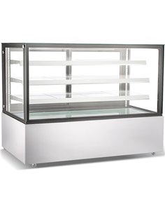 Cake counter 1800x730x1300mm 3 shelves Stainless steel base LED | GN1800RF3