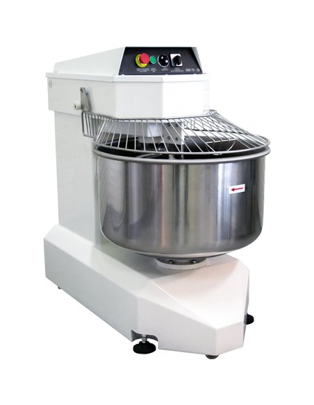 Industrial Spiral Dough Mixer 75 litres Fixed head Fixed bowl 2 speeds 400V/3 phase | ISM7532