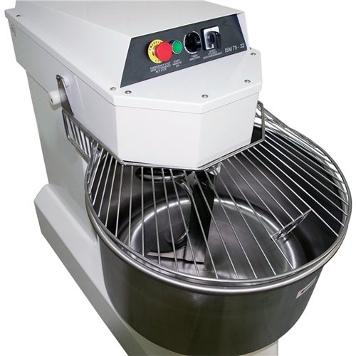 Industrial Spiral Dough Mixer 75 litres Fixed head Fixed bowl 2 speeds 400V/3 phase | ISM7532
