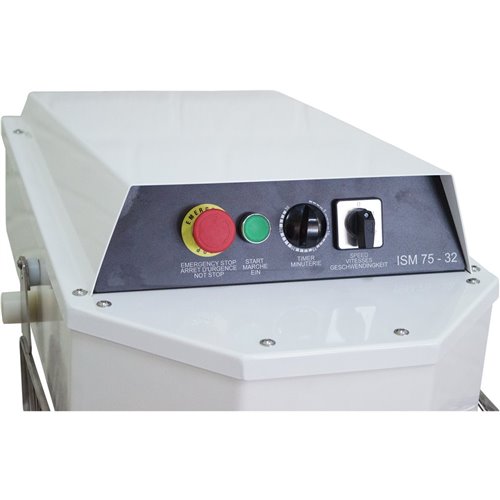Industrial Spiral Dough Mixer 75 litres Fixed head Fixed bowl 2 speeds 400V/3 phase | ISM7532