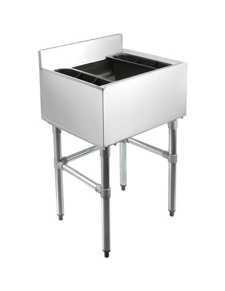 Ice bin Underbar Splashback Stainless steel | IB182408