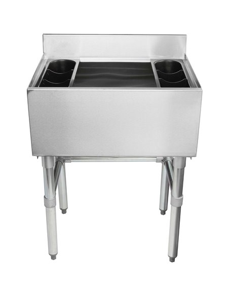 Ice bin Underbar Splashback Stainless steel | IB182408