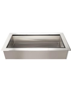 Drop-in Food Well Ice cooled Stainless steel 3xGN1/1 | DIICFW32649 2