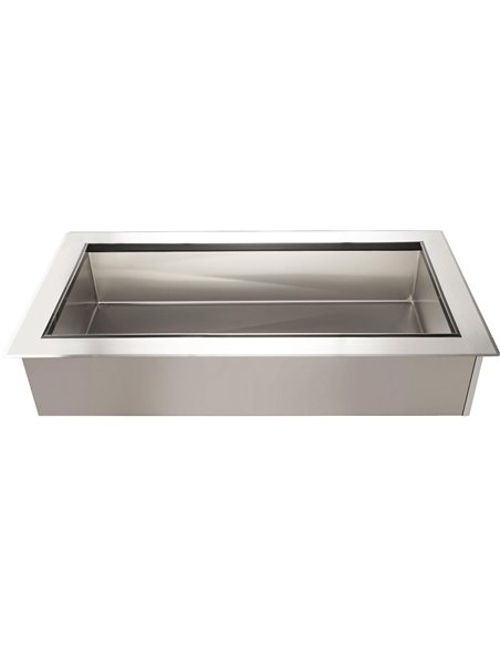 Drop-in Food Well Ice cooled Stainless steel 3xGN1/1 | DIICFW32649