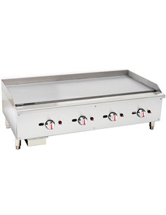 Premium Commercial Gas Griddle Smooth plate 4 burners 30kW Countertop | EGG48S
