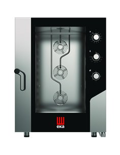 Professional Combi Steamer Electric 10 trays GN1/1 & 600x400m Electromechanic Controls Direct Steam | Tecnoeka MKF1016S