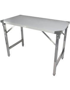 Folding Stainless steel Work table 1500x600x850mm | FW41876120