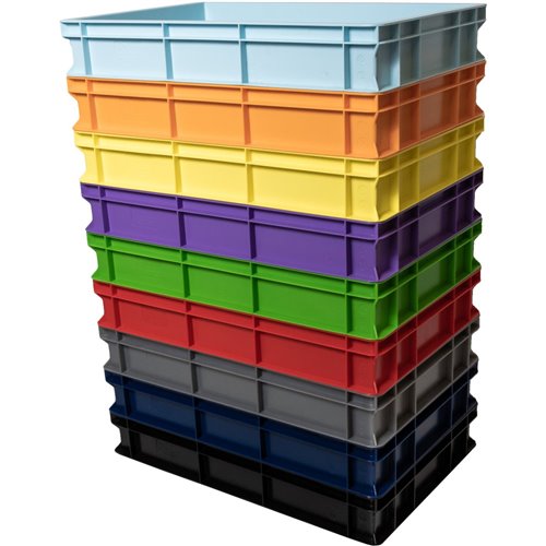 Pizza Dough Box 600x400x100mm Red Polypropylene | VAS010-RT