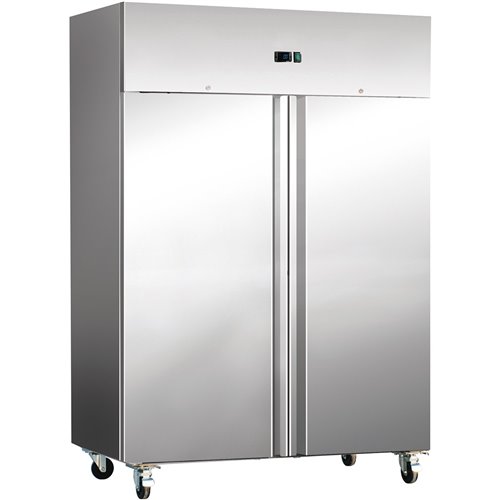 Commercial Freezer Upright cabinet Stainless steel 1476 litres Twin door GN2/1 Ventilated cooling | F1400V