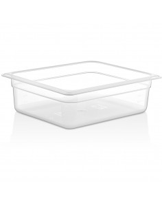 Polypropylene Gastronorm Pan GN1/2 Depth 100mm Clear 5 litres | DA-GNPP12100