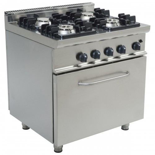 Professional Gas range 4 burners 20kW Gas oven 5.8kW | DA-THG7F4PWFG1