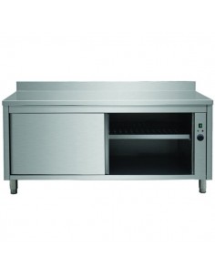 Professional Heated Cupboard Stainless steel Sliding doors Width 1800mm Depth 700mm Upstand | DA-THWSR187A