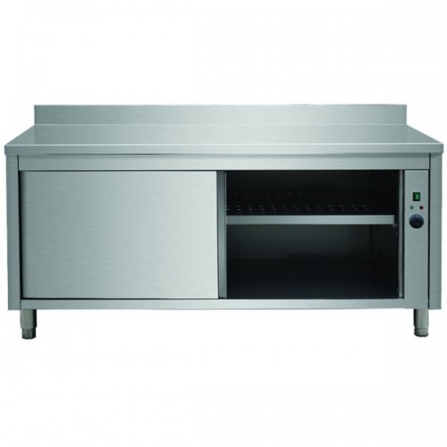 Professional Heated Cupboard Stainless steel Sliding doors Width 1800mm Depth 700mm Upstand | DA-THWSR187A