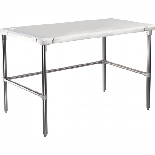 Professional Solid Stainless Steel Poly Top Work Table 1200x600x900mm | DA-PSWT600X1200OB